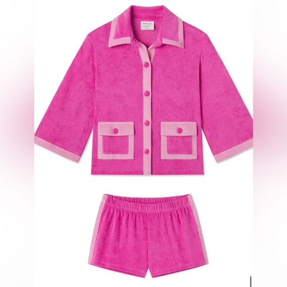 LAKE pajamas Other - The Clara Terry Cloth Shorts Set